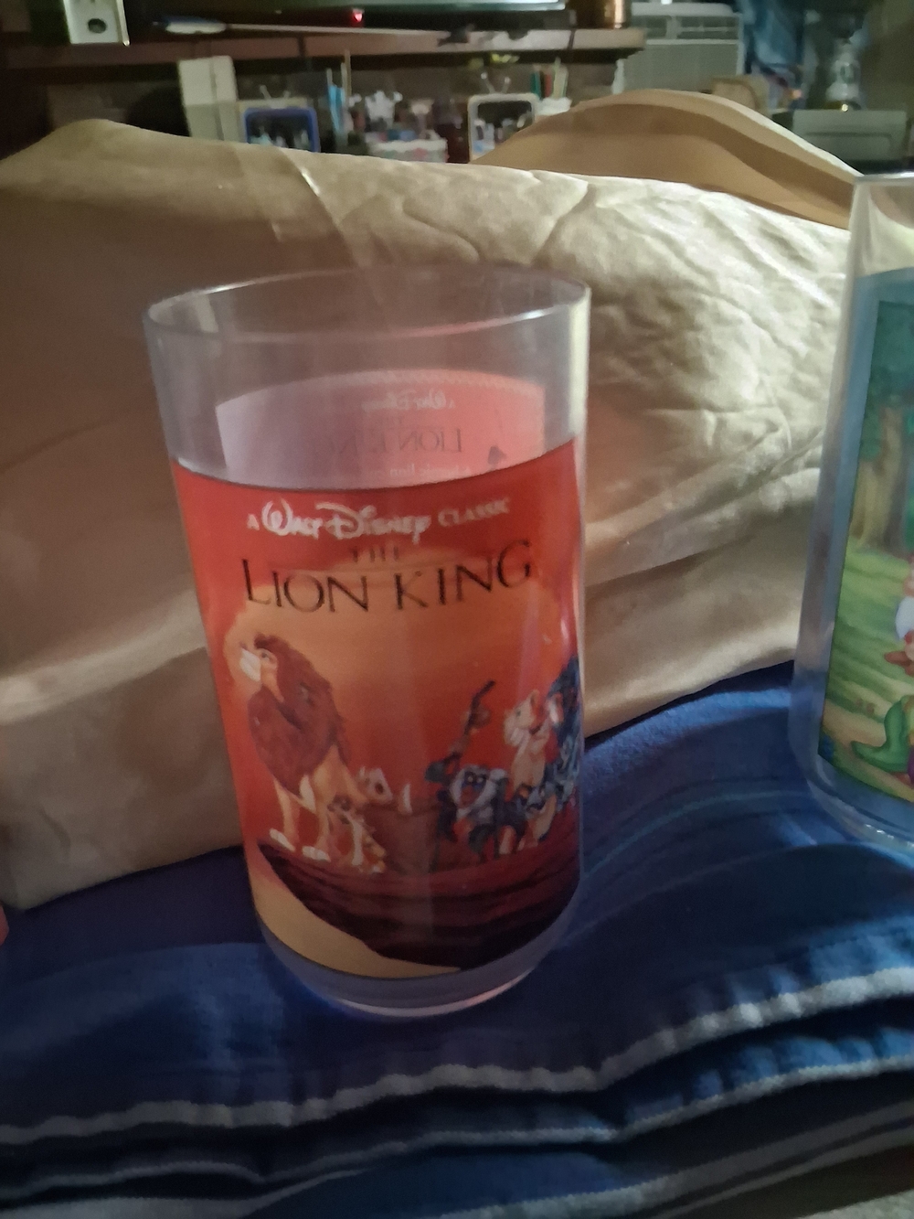 Disney The Lion King Orange Character Drinking Glass
